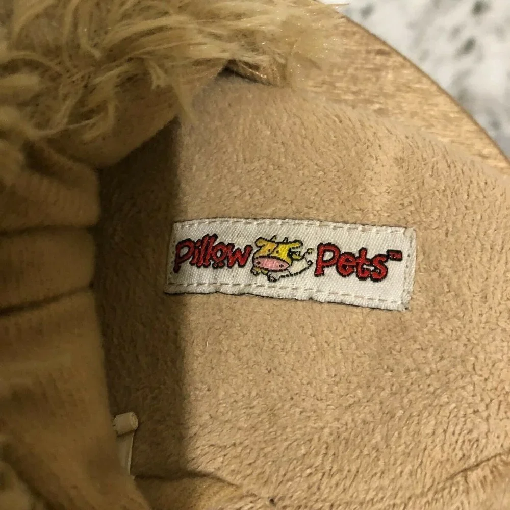 Pillow Pets Puppies Fluffy Dog Kids Slippers Small 13-1
